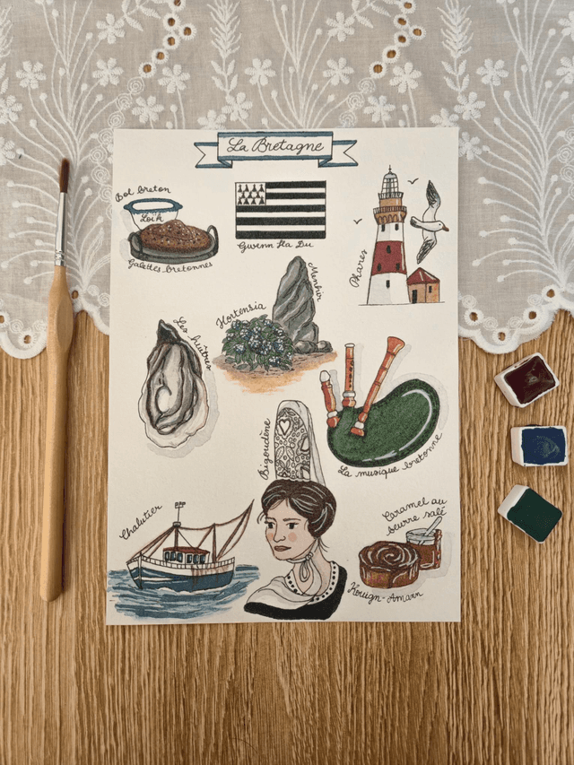 Affiche &quot;La Bretagne&quot;